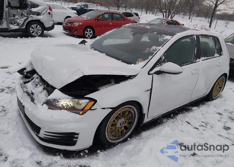 2015 Volkswagen Golf Gti 2.0T Se 4-Door z USA, uszkodzony, nr VIN 3VW4T7AUXFM054752